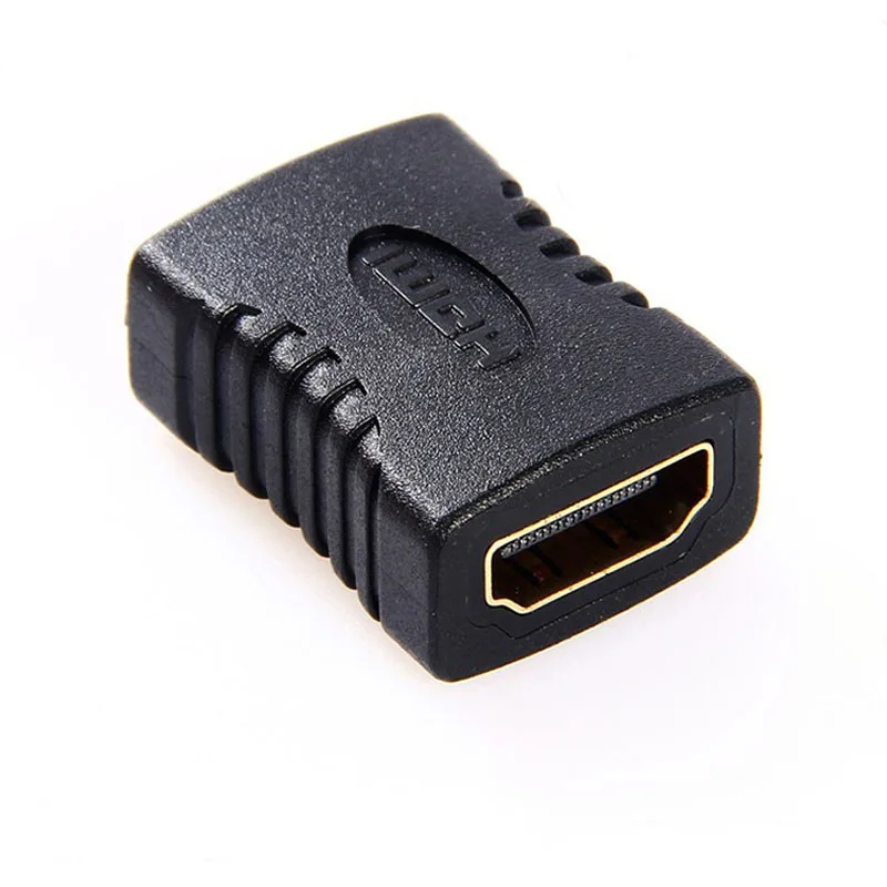 5 шт./лот Позолоченный HDMI адаптер женский-женский версии 1.4 Удлинительный кабель HDMI HD Разъем Изображение 2