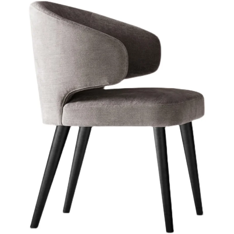 Обеденный стул в скандинавском стиле, легкая роскошь, современный минималистичный стул с сетчатой спинкой, красный стул для переговоров, маникюрный стул для домашнего ресторана Nordic st Изображение 4