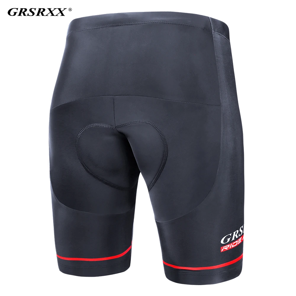 GRSRXX Летние велосипедные шорты, мужские велосипедные брюки MTB, противоударные колготки с гелевой подкладкой 5D, Дышащая спортивная одежда для шоссейных гонок на велосипеде Изображение 1