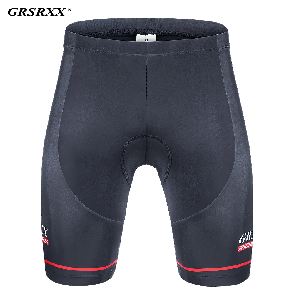 GRSRXX Летние велосипедные шорты, мужские велосипедные брюки MTB, противоударные колготки с гелевой подкладкой 5D, Дышащая спортивная одежда для шоссейных гонок на велосипеде Изображение 2
