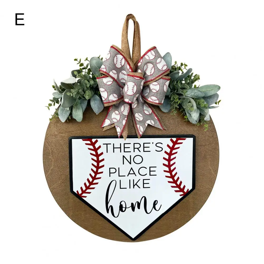 Приветственный знак, шикарный привлекательный декор бейсбольной двери, приветственный бейсбольный знак, украшение дома Изображение 2