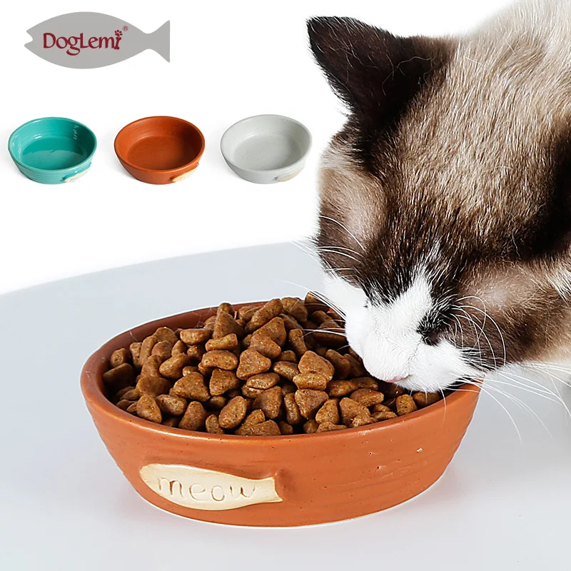 Милые миски для щенков и котенков с подставкой для воды для кормления керамическая миска для кошек товары для домашних животных chien mascotas #FS Изображение 0