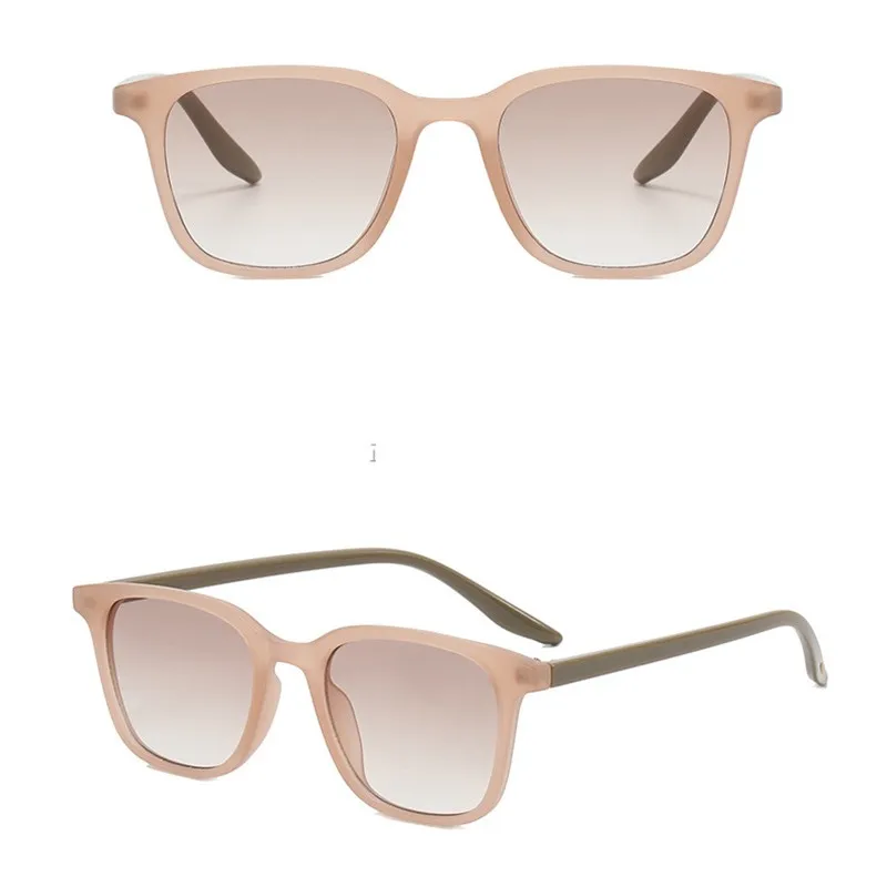 Солнцезащитные очки с абажуром UV400 в стиле панк для вождения, Градиентные Линзы, Брендовые Дизайнерские Модные Мужские Женские солнцезащитные очки, Квадратные Изображение 1