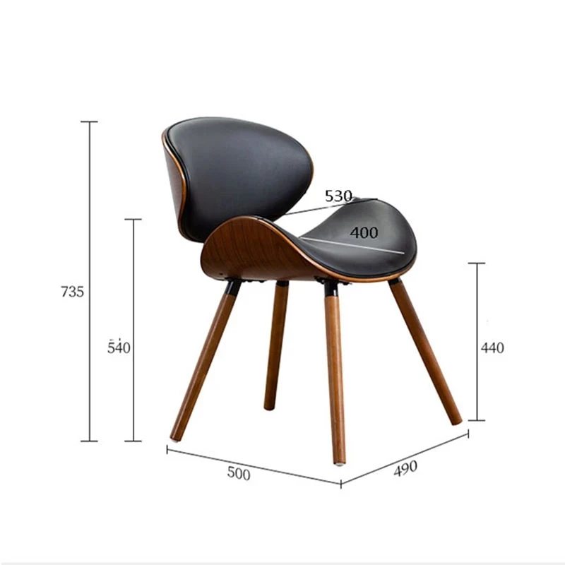 Современные дизайнерские обеденные стулья в скандинавском стиле, Переносные кофейные Эргономичные обеденные стулья для гостиной, мебель для дома Sandalye Изображение 4