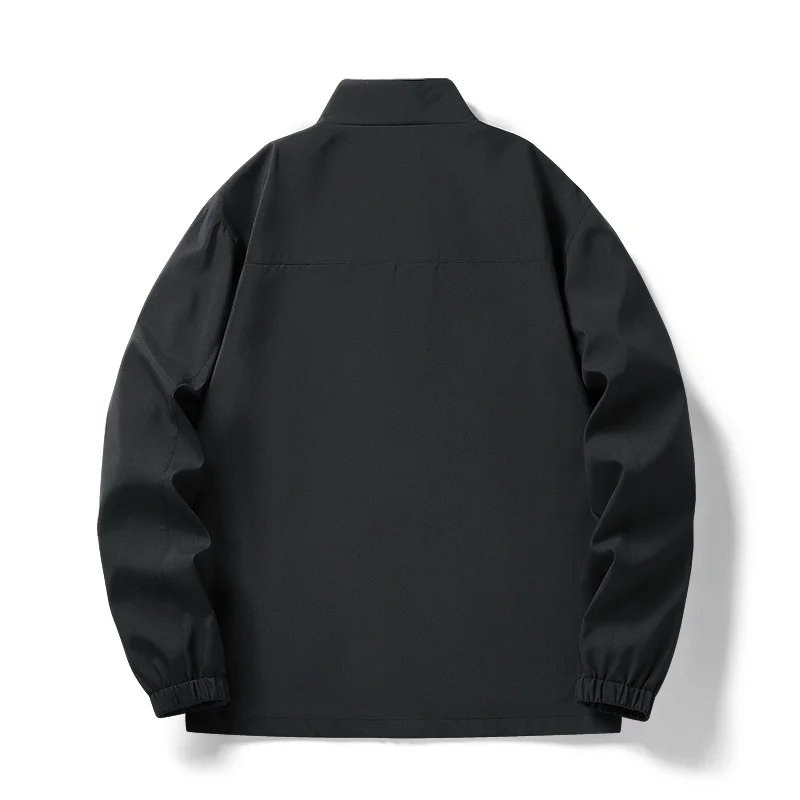 Весенняя мужская куртка-бомбер на молнии, мужская повседневная уличная одежда в стиле хип-хоп, приталенные бейсбольные пальто, мужская одежда, большие размеры 5XL Изображение 1