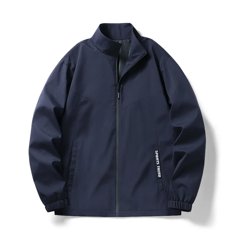 Весенняя мужская куртка-бомбер на молнии, мужская повседневная уличная одежда в стиле хип-хоп, приталенные бейсбольные пальто, мужская одежда, большие размеры 5XL Изображение 3