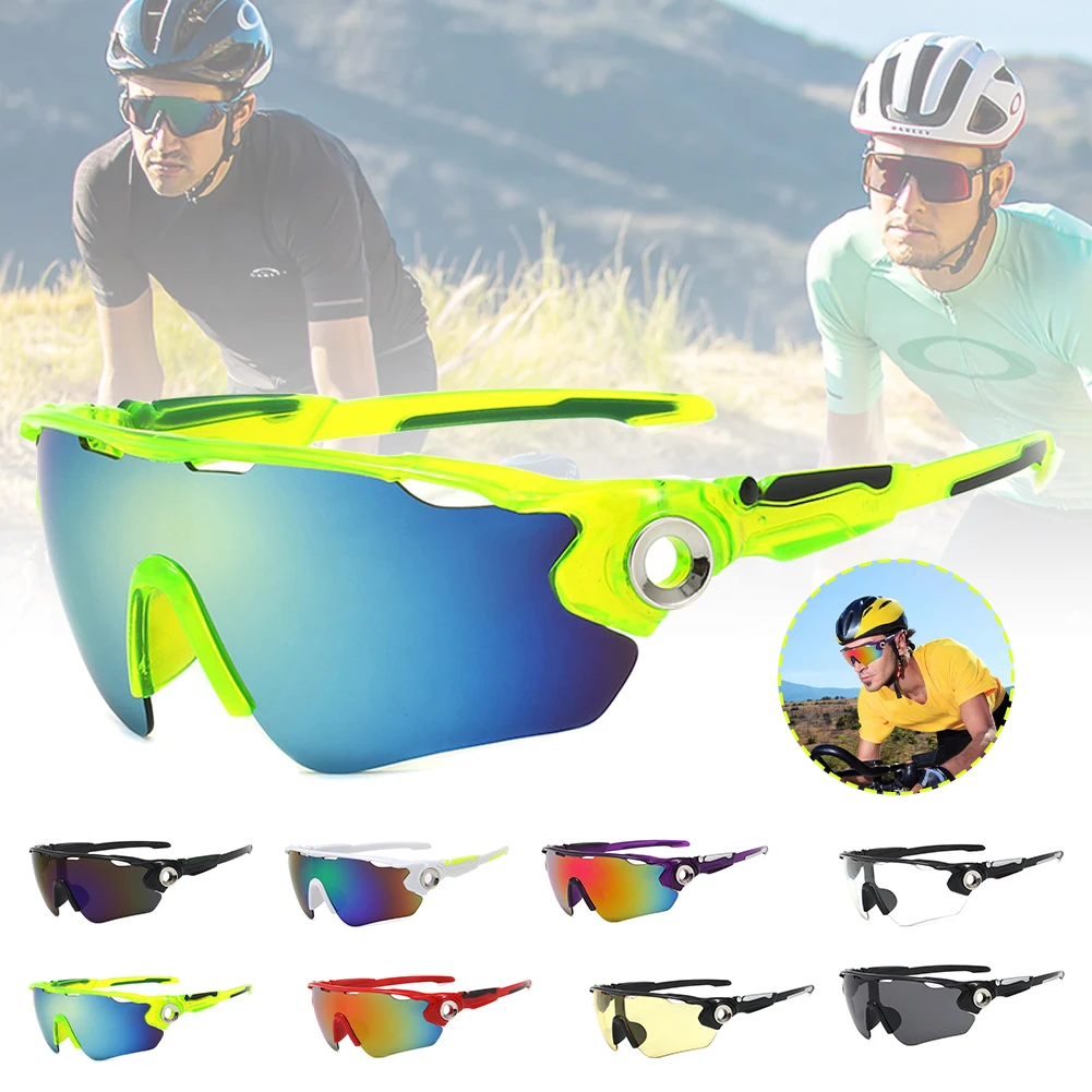 Стильные солнцезащитные очки для активного отдыха с защитой от УФ 400 Поляризованные очки для велоспорта, бега, Спортивные солнцезащитные очки, Очки для мужчин и женщин Изображение 0
