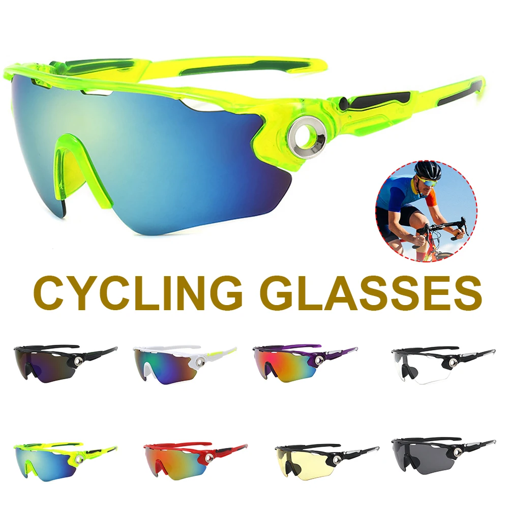 Стильные солнцезащитные очки для активного отдыха с защитой от УФ 400 Поляризованные очки для велоспорта, бега, Спортивные солнцезащитные очки, Очки для мужчин и женщин Изображение 1