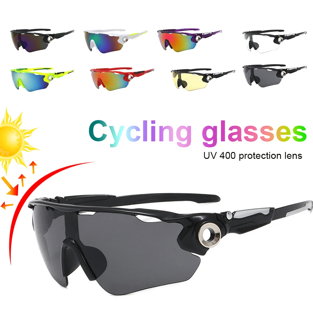 Стильные солнцезащитные очки для активного отдыха с защитой от УФ 400 Поляризованные очки для велоспорта, бега, Спортивные солнцезащитные очки, Очки для мужчин и женщин Изображение 2