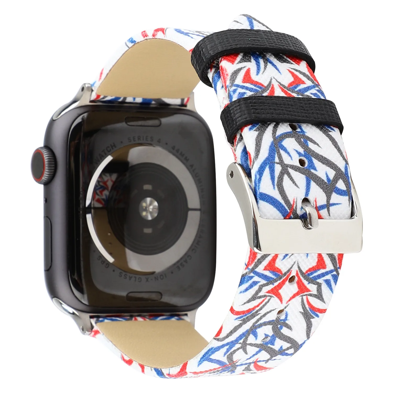Кожаный Ремешок с принтом Ветви для Apple Watch Серии 1/2/3/4 Ремешок-браслет 40 мм 38 мм 44 мм 42 мм Ремешок-браслет для Apple iWatch Bands Изображение 1