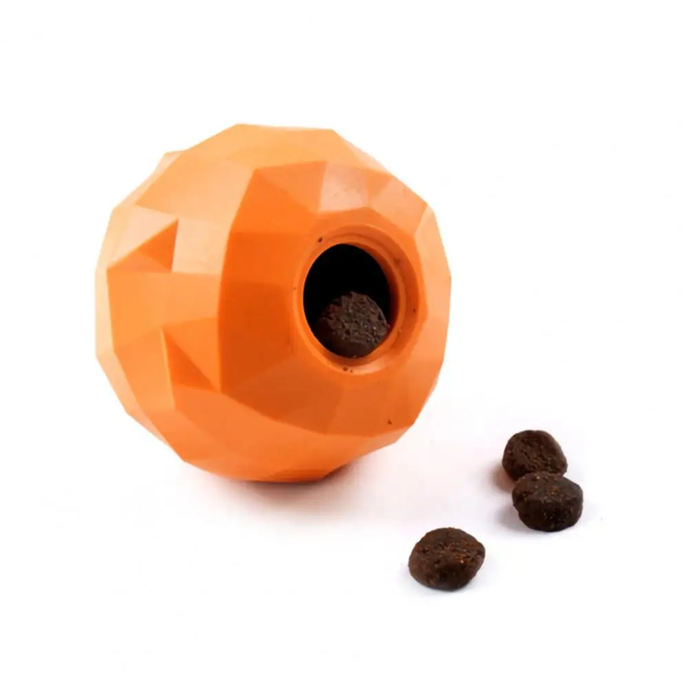 Игрушка для жевания собак Практичная легкая игрушка для протечек домашних животных оранжевой формы, игрушка для протечек корма для собак, товары для домашних животных Изображение 4