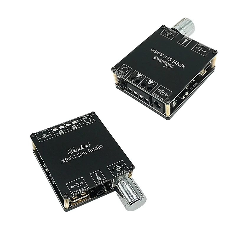 XY-C50L MINI Bluetooth 5.0 Беспроводной аудио Цифровой усилитель мощности Стерео плата 50Wx2 Bluetooth Amp Amplificador 3,5 мм USB APP Изображение 2