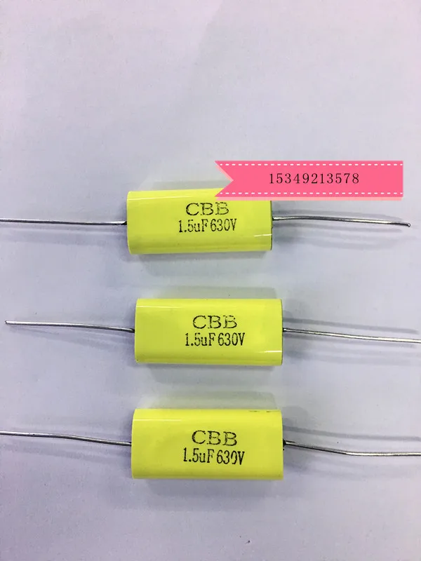 Индукционный нагреватель C-конденсатор/630V1.5UF/CBB20 С осевым индуктивным поглощением /MKP Полипропиленовая пленка C-конденсатор Изображение 0